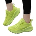 thumbnail image 6 of CHENge Brown Sneakers Women Flexible Sole Support Oil-Resistants Tennis Outdoor Sports Women Fall Shoes(Green,6.5), 6 of 7