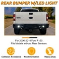 thumbnail image 2 of Kojem Heavy Duty Rear Bumper Face Bar for 2006-2014 Ford F150 Black Steel, 2 of 12