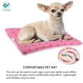 thumbnail image 2 of Deago Ultra Soft Pet Dog/Cat Bed | Reversible Fleece Crate Bed Mat | Pet Bed Liner Blankets Covers for Large Small Medium Dog Cat, 2 of 6