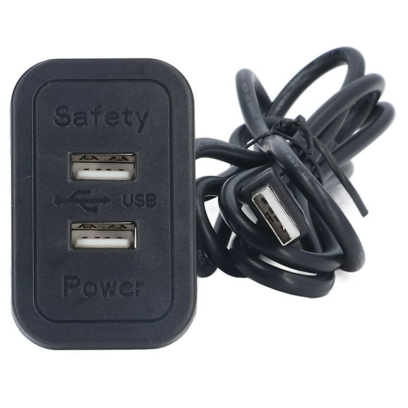 Estación de carga USB doble de 5 V para sofá, concentrador de alimentación USB empotrado, placa de cableado, toma de corriente para el hogar