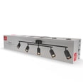 thumbnail image 2 of Globe Electric Modern Industrial 34" 5-Light Matte Black Track Light Swivel Bar Pivoting Shades, 2 of 9