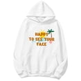 thumbnail image 5 of Tittly Happy To See Your Face Sweatshirt, Women Sweatshirt, Back To School Outfits for Women, Fashion Sweatshirt, Summer Casual Long Sleeve Tops White M, 5 of 6