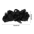 thumbnail image 4 of Unique Bargains 1 Pc Hair Clip Bow Pattern Claw Clip 5.12"x1.57"x2.36" Black, 4 of 5