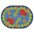 thumbnail image 2 of Carpets for Kids ABC Caterpillar Oval Seating Rug - 11.67 ft Length x 9" Width - Oval, 2 of 3