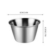 thumbnail image 4 of Condiment Cups, Stainless Steel Sauce Cups, Rust-Resistant, Dishwasher Safe, for Dips, Dressings, and Seasonings, 4 of 5