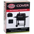 thumbnail image 2 of Char-Griller® Traditional Charcoal Grill and Smoker Cover in Black, 2 of 2