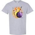 thumbnail image 3 of Inktastic Bowling Strike T-Shirt, 3 of 5