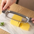 thumbnail image 6 of Stainless Steel Butter and Cheese Slicer Ergonomic Handle for Even Slices Easy to Clean Kitchen Tool, 6 of 8