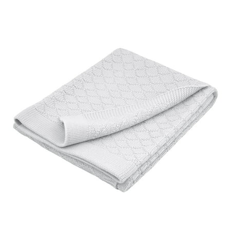 Just BornĀ® Sparkle Gray Sweater Knit Blanket