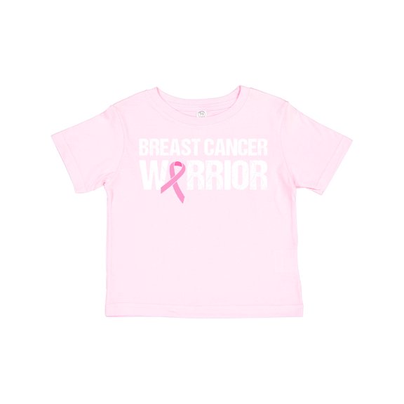 Inktastic Breast Cancer Warrior Boys or Girls Toddler T-Shirt