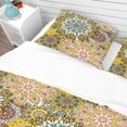 thumbnail image 4 of Designart 'Mandala Pattern For Printing on Fabric Or Paper' Bohemian & Eclectic Duvet Cover Set, 4 of 4