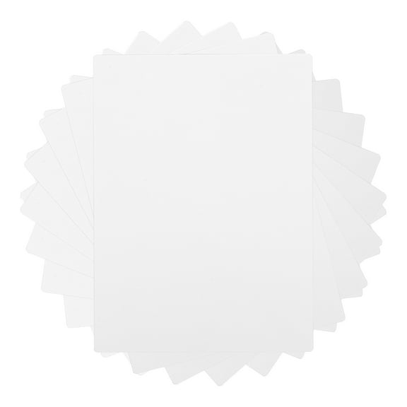 LITINKIMI Business Card Sublimation Card White Plastic 10Pcs Fade-resistant Flexible Blank Design