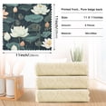thumbnail image 3 of Qxltty White Lotus Flower Kitchen Towels Set of 6 Ultra Soft Absorbent Quick Drying Dish Cloths 11 x 11in, 3 of 9