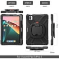 thumbnail image 7 of XYX Case for Xiaomi Pad 5/Xiaomi Pad 5 Pro 5G 2021 11.0 inch, 360 Degree Rotating Hand Grip Shockproof Cover with Shoulder Strap, Black, 7 of 7