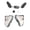 Black, variant on Realistic Animated Cats Ear Headband With Customizable Spacing Electric Moveable Ear Hairhoop For Use