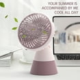 thumbnail image 6 of Isvgxsz 2024 Portable Handheld Fan 90 Degree Portable Usb Charging Desktop Fan New Handheld Fan Usb Rechargeable With Base Cooling for Kids Girls Woman Home Office Outdoor Travel, 6 of 8