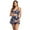 Blue, variant on Maternity Swimsuits Two Piece Floral Print Swimwear Modest Pregnancy Bathing Suits for Women Maternity Summer Tankini Swimsuits
