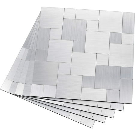 Lk 10pcs Premium Self Adhesive Metal, Metal Backsplash Tiles Canada