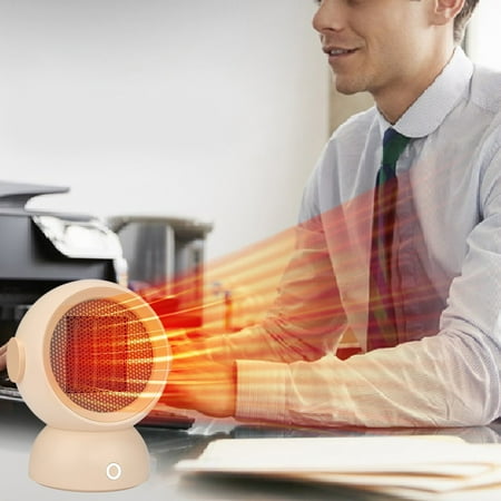 

Heater Outdoor Standing Battery Heater Portable Cordless outside Heater Quick Heat High Power Desktop Heater Office Heater for Bathroom Battery Operated Small Personal Heater Fan Small Heater Garage