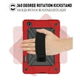 thumbnail image 4 of Galaxy Tab S6 Lite 10.4" Case 2020,Hybrid Shockproof Rugged Heavy Duty Full-Body Drop Protection Stand Kids Case with Shoulder Strap for Galaxy Tab S6 Lite 10.4" 2020 SM-P610/P615,Red+Black, 4 of 7