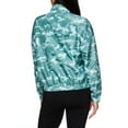 thumbnail image 3 of Reebok Womens Essential Woven Printed Quarter Zip Windbreaker with Pocket, Sizes XS-XXXL, 3 of 4