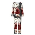 thumbnail image 4 of WFJCJPAF 2025 New Halloween Pajama Sets for Women 2 Piece Plus Size,Women's Fashion Casual Printed Round Neck Long Sleeve Pants Set,Halloween Pajamas Women - Multicolor L, 4 of 5