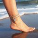 thumbnail image 3 of Initial Ankle Bracelets for Women, 14K Gold Plated Double Layered Initial Anklets Jewelry for Women Teen - -, 3 of 4