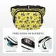 thumbnail image 5 of Fotbe Honeybee Cangurera Cuadrada con Estampado de Doble Capa, Bolsa de Cintura Ajustable Mini para Hombres y Mujeres, 5 of 9