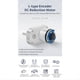 thumbnail image 3 of Motor Reductor de CC con Codificador Tipo L y Engranajes Totalmente Metálicos, Mejor Antiinterferencia Magnética para Chasis de Vehículo con Ruedas. Kit A, 3 of 5