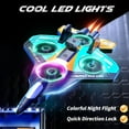 thumbnail image 6 of WonderStone Obstacle Avoidance RC Airplane, Foam Remote Control Jet with LED Lights & 2 Modular Batteries, 2.4GHz RC Helicopter Toy Plane Gift for Kids Ages 8–12，orange, 6 of 11