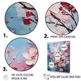thumbnail image 3 of Designart "Dogwood Blossoms In Blue And Pink I" Dogwood Floater Framed Wall Art Prints, 3 of 5