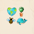 thumbnail image 4 of Inktastic Earth Day Plant a Tree Save the Bees Save the Seas Love Your Mother Boys or Girls Baby T-Shirt, 4 of 5