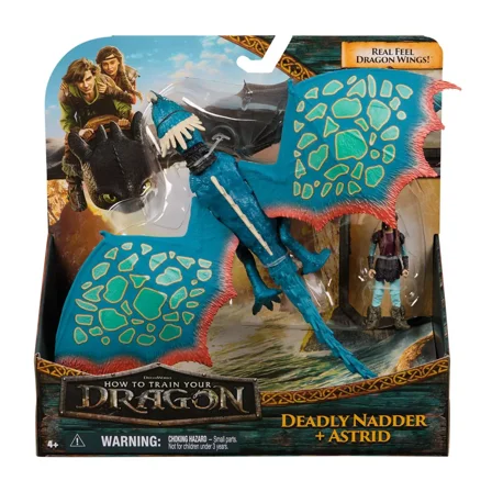 How to Train Your Dragon Astrid & Stormfly Figures