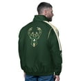 thumbnail image 2 of Men's Starter  Dark Green Milwaukee Bucks Freestyle Lightweight Full-Zip Jacket, 2 of 2