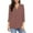 Rose Gold, variant on FAIWAD Womens 3/4 Sleeve Tunic Tops Business Casual Collared Tops Loose Dressy Work Office Blouses