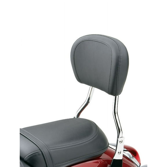 Cobra Round Short 14" Chrome Sissy Bar Backrest (02-8701)