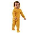 thumbnail image 3 of Footed Pajamas - Creamsicle Infant Hoodie Fleece One Piece - Infant - Medium (Fits 3 - 6mos.), 3 of 4