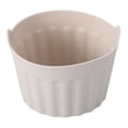 thumbnail image 3 of YaoZQ Beige Silicone Egg Poacher Cup Air Fryer Baking Mold Non Stick Reusable Muffin Liner for Microwave Breakfast Cooking Tool Style D 3 inch, 3 of 4
