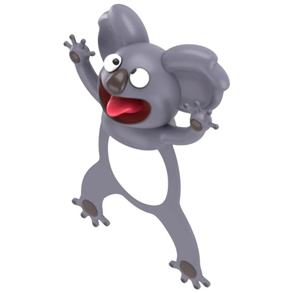 Separadores 3D Office Supply CartoonMarkKoala 1Pza PVC Gris Longitud 7.8cm