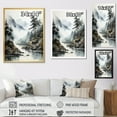 thumbnail image 4 of Designart "Misty Fjords Alaska I" Landscapes Floater Framed Canvas Print, 4 of 7