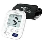 Omron 5 Series Digital Upper Arm Blood Pressure Monitor with D-Ring Cuff & AC Adapter, 843631171431