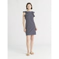 thumbnail image 2 of Free Assembly Women's Ruffle Sleeve Tank Dress, Sizes XS-4X, 2 of 5
