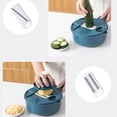 thumbnail image 3 of Wosthever Juego de picadora de verduras, rebanadora, trituradora, rallador, utensilios de cocina, patatas, colador multiusos manual, accesorio Cocina y Comedor, 3 of 6
