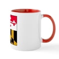 thumbnail image 2 of CafePress - Maryland Blank Flag Mug - 11 oz Ceramic Mug - Novelty Coffee Tea Cup, 2 of 6