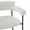 White/Black, variant on SAFAVIEH Couture Jaslene Modern Linen Solid Dining Chair, Black/White