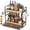 Natural wood color, variant on THENNIKIGO Coffee Rack,Kitchen Organizers and Storage,Spice Rack Organizer for Countertop