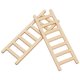 thumbnail image 2 of 2 escaleras de madera en miniatura, juguete de simulación de escalera, muebles de casa de madera en miniatura, 2 of 7