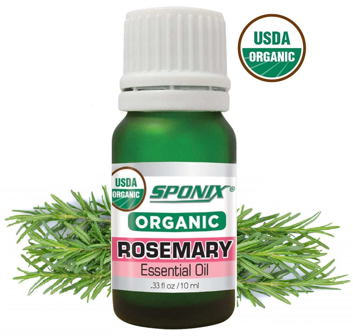 Rosemary Essential Oil Aromatherapy USDA Certified Organic Made