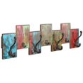 thumbnail image 4 of vidaXL Coat Rack with 7 Hooks Solid Reclaimed Wood, 4 of 4
