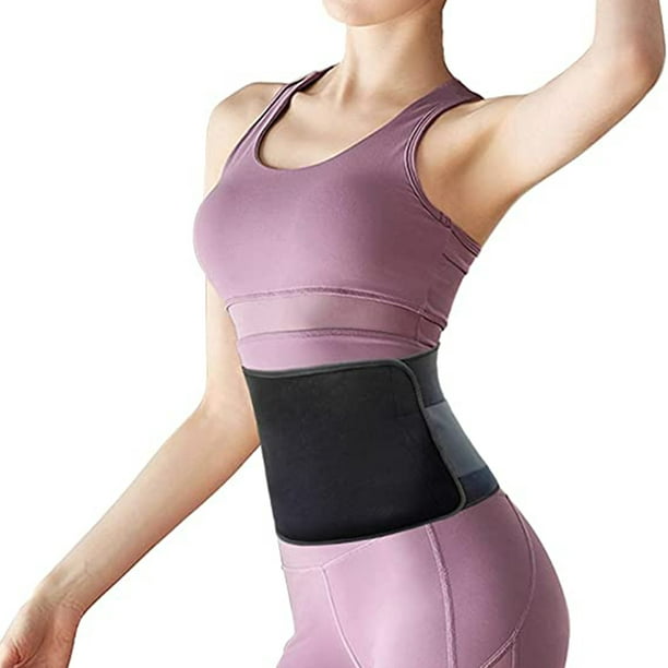 Sweat Belt Waist Trainer Band Lumbar Support with Effect Workout Body 